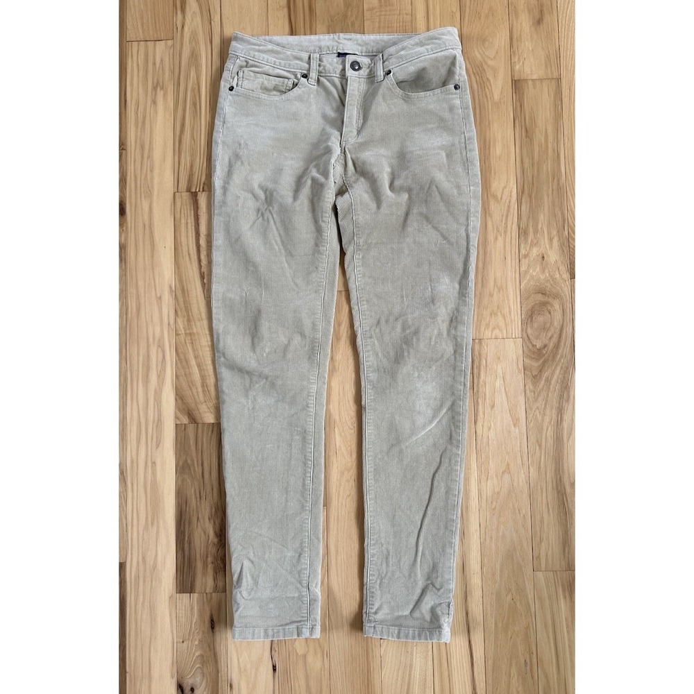 Patagonia Corduroy Pants Fitted Women's 28 Beige Organic Cotton Style 55055‎